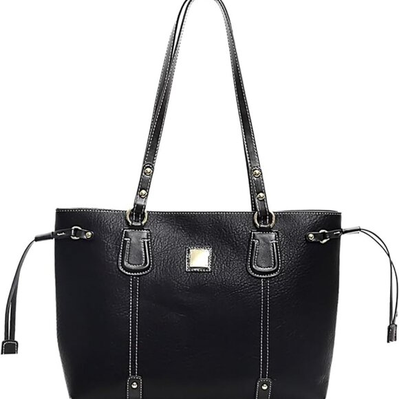 Handbags - Tote Bag Zipper Shoulder Bags Vegan Leather Handbags Bag Faux Leather X004GBLI97